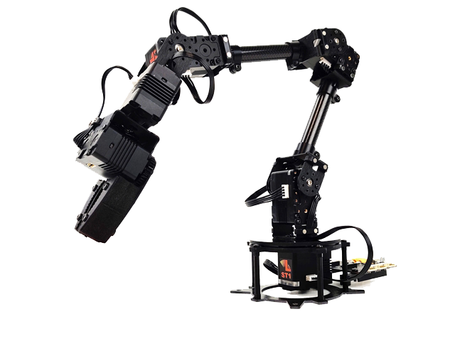 Lynxmotion Four Degree Freedom Smart Servo Articulated Educational Robot Arm Kit