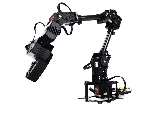 Lynxmotion Four Degree Freedom Smart Servo Articulated Educational Robot Arm Kit