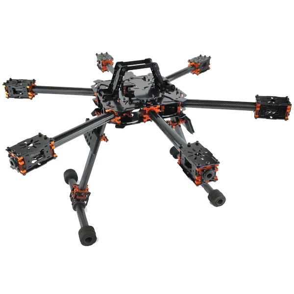 Lynxmotion Multirotor Erector Set (MES) Drone UAV Frame - Hexacopter
